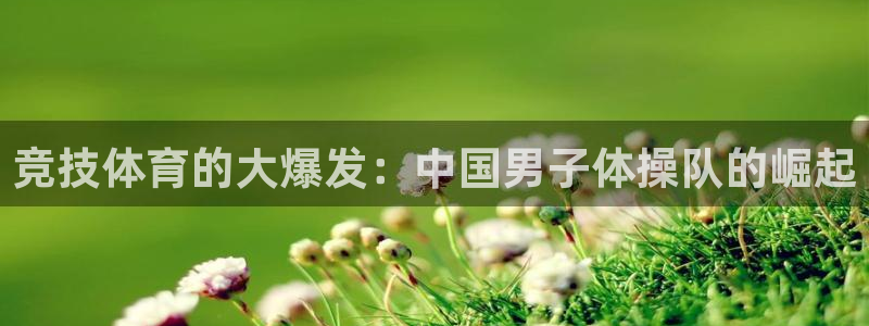 竞技体育的大爆发：中国男子体操队的崛起