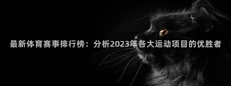 最新体育赛事排行榜：分析2023年各大运动项目的优胜者