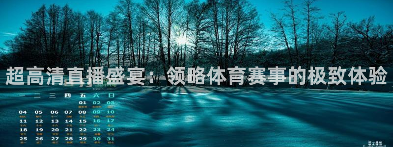 超高清直播盛宴：领略体育赛事的极致体验